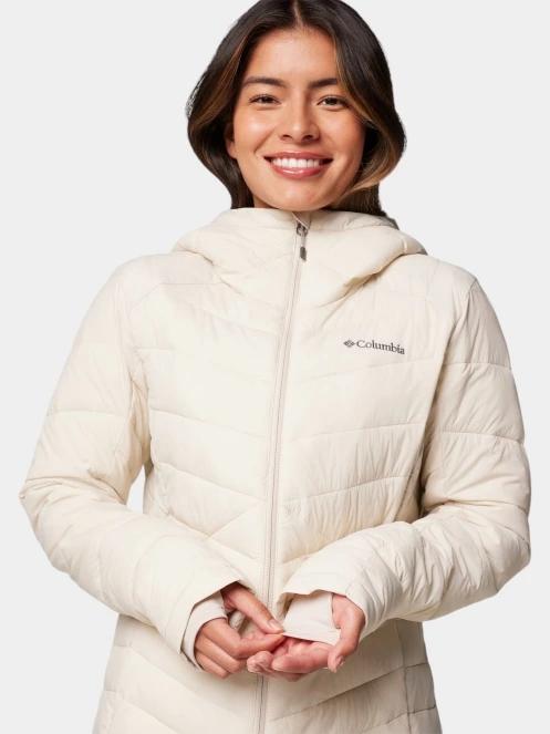 Columbia Joy Peak II Hooded Jacket női télikabát homok színben 8