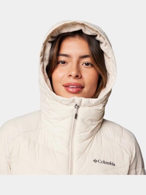 Columbia Joy Peak II Hooded Jacket női télikabát homok színben 9