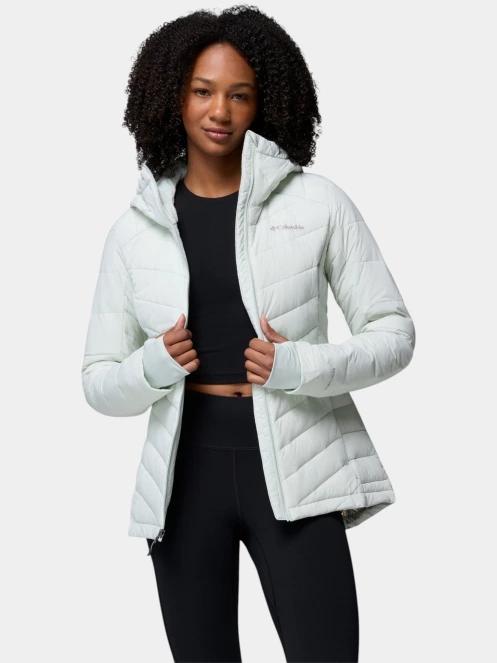 Columbia Joy Peak II Hooded Jacket női télikabát világoszöld színben 6
