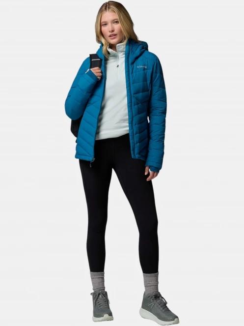 Columbia Joy Peak II Hooded Jacket női télikabát kék színben 5