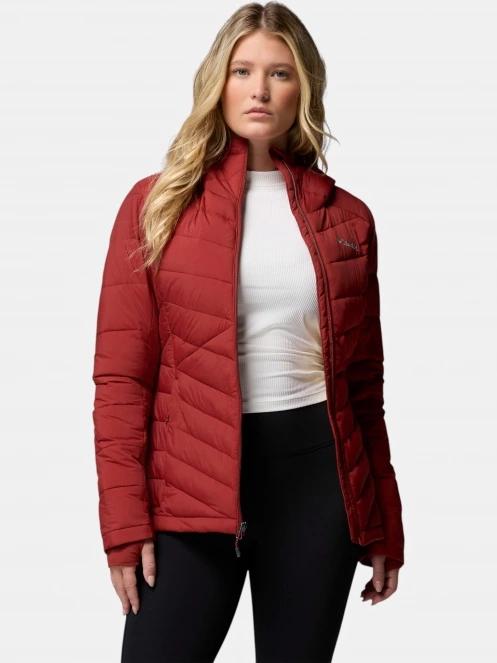 Columbia Joy Peak II Hooded Jacket női télikabát piros színben 6