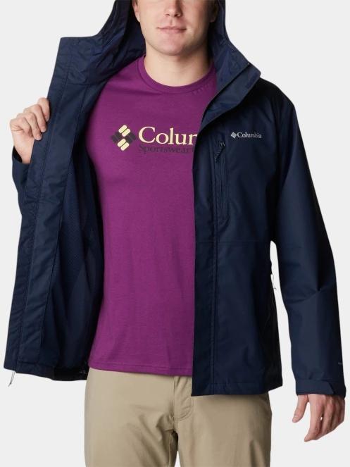 Columbia Hikebound II Jacket férfi esőkabát kék színben 6