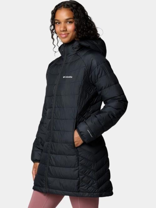 Columbia Powder Lite II Mid Jacket női steppelt átmeneti kabát fekete színben 3