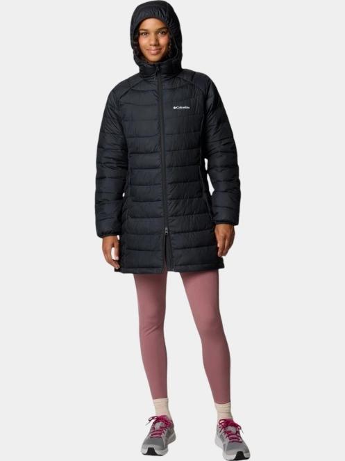 Columbia Powder Lite II Mid Jacket női steppelt átmeneti kabát fekete színben 5