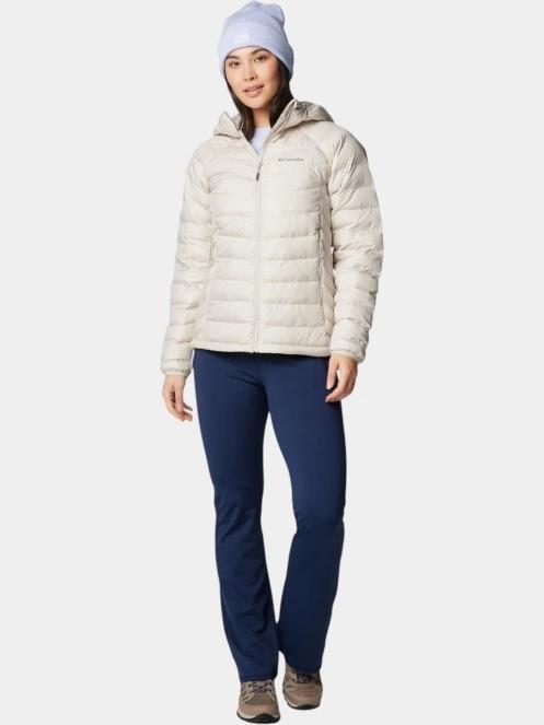 Columbia Powder Lite II Hooded Jacket női télikabát homok színben 5