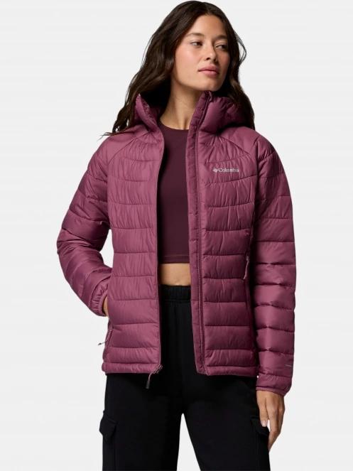 Columbia Powder Lite II Hooded Jacket női télikabát lila színben 6