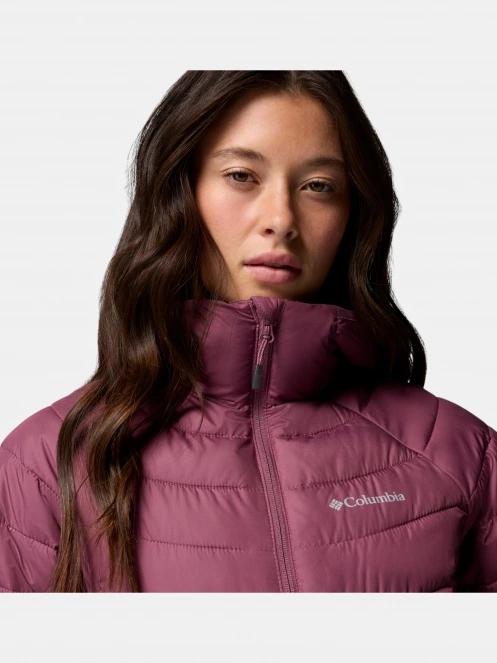 Columbia Powder Lite II Hooded Jacket női télikabát lila színben 8