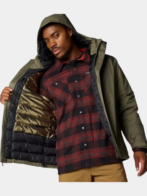 Columbia Oak Harbor II Insulated Jacket férfi télikabát zöld színben 6