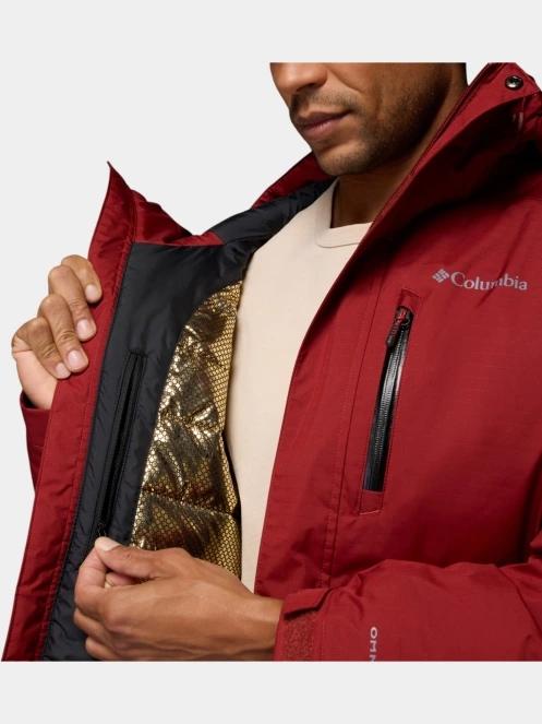 Columbia Oak Harbor II Insulated Jacket férfi télikabát piros színben 8