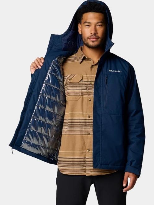 Columbia Hikebound II Insulated Jacket férfi esőkabát kék színben 7
