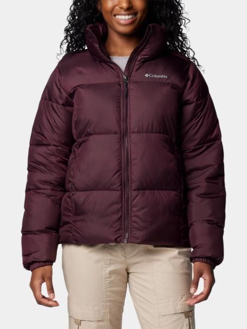 Columbia Puffect II Full Zip Jacket női télikabát piros színben 2