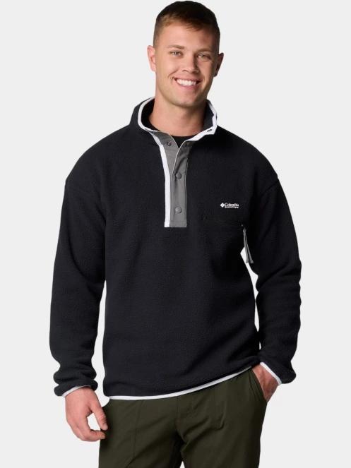 Columbia Helvetia II Half Snap Fleece férfi polár pulóver fekete színben 2