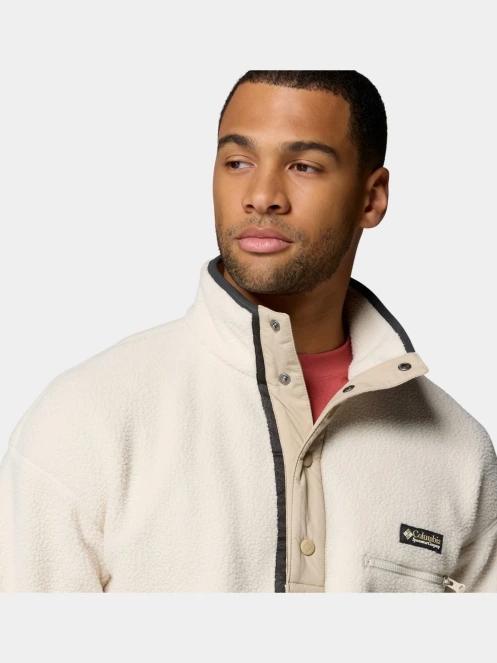 Columbia Helvetia II Half Snap Fleece férfi polár pulóver homok színben 6