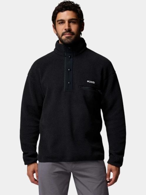 Columbia Helvetia II Half Snap Fleece férfi polár pulóver fekete színben 2