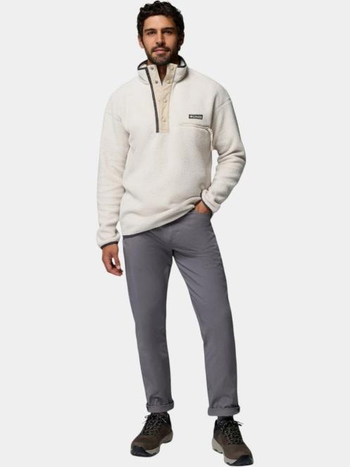 Columbia Helvetia II Half Snap Fleece férfi polár pulóver homok színben 5