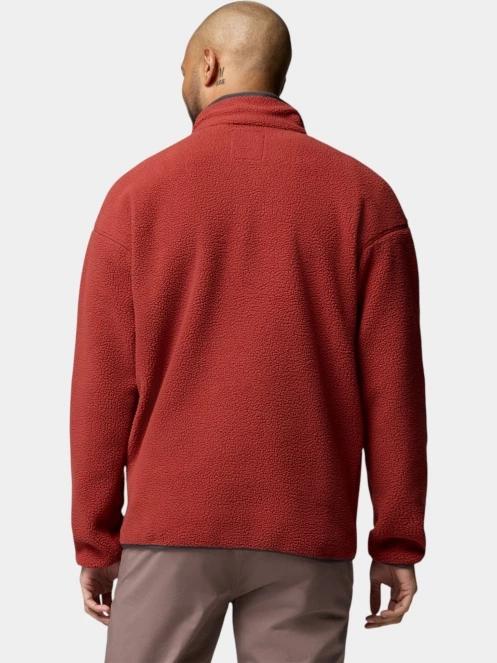 Columbia Helvetia II Half Snap Fleece férfi polár pulóver piros színben 4