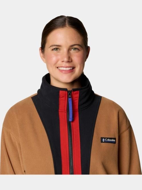 Columbia Backbowl II Full Zip Fleece női polár pulóver barna színben 6
