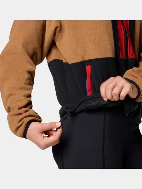 Columbia Backbowl II Full Zip Fleece női polár pulóver barna színben 7