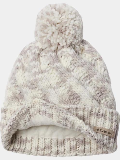 Columbia Bundle Up II Beanie női kötött sapka homok színben 3