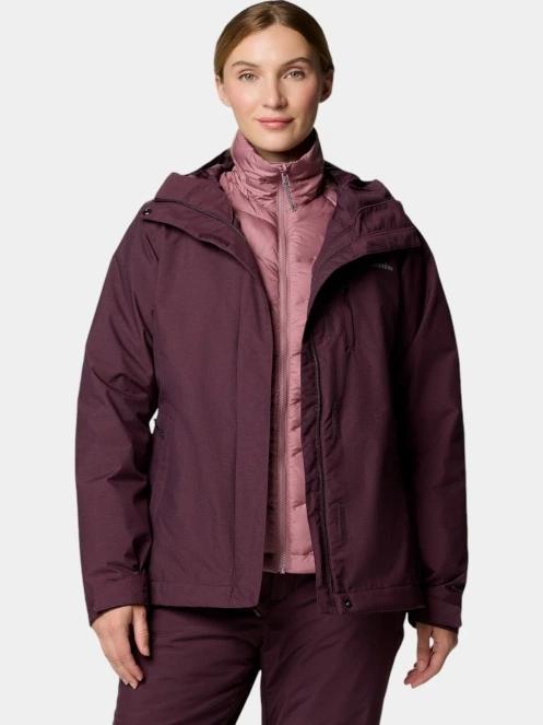 Columbia Whirlibird V Interchange Jacket női síkabát piros színben 9