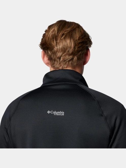 Columbia Triple Canyon Grid Fleece Full Zip II férfi polár pulóver fekete színben 7