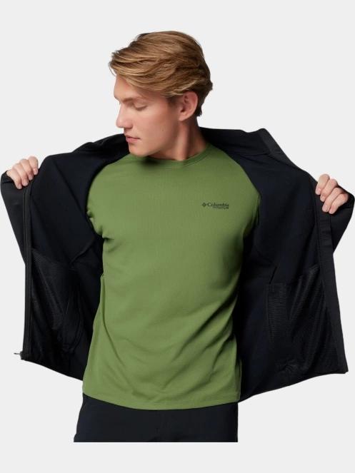 Columbia Triple Canyon Grid Fleece Full Zip II férfi polár pulóver fekete színben 8