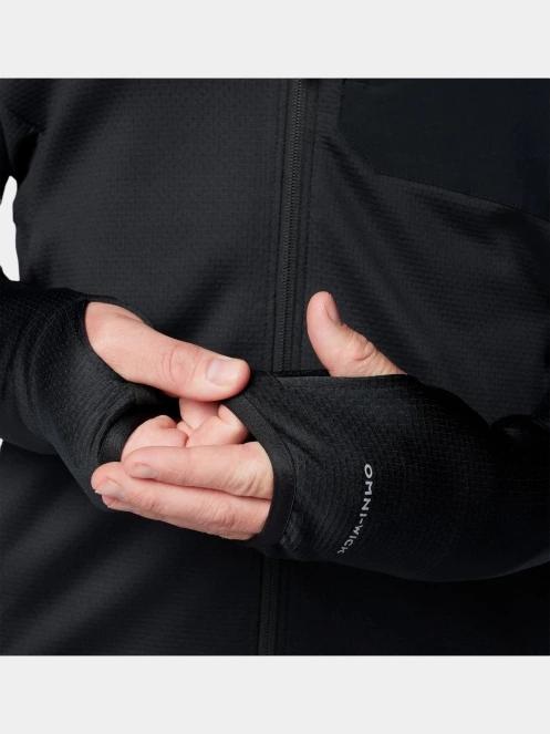 Columbia Triple Canyon Grid Fleece Full Zip II férfi polár pulóver fekete színben 9