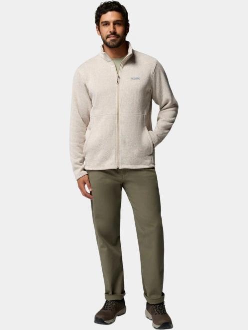 Columbia Alto Pass Full Zip Fleece férfi polár pulóver homok színben 5