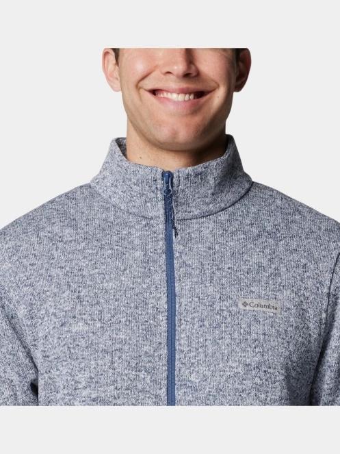 Columbia Alto Pass Full Zip Fleece férfi polár pulóver világoskék színben 7