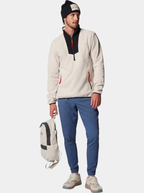 Columbia Sequoia Grove Half Zip Fleece férfi polár pulóver homok színben 5