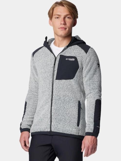 Columbia Arctic Crest Sherpa Full Zip férfi polár pulóver fehér színben 2