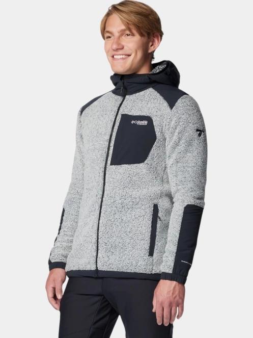 Columbia Arctic Crest Sherpa Full Zip férfi polár pulóver fehér színben 3