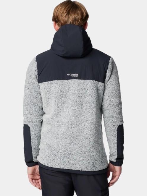 Columbia Arctic Crest Sherpa Full Zip férfi polár pulóver fehér színben 4