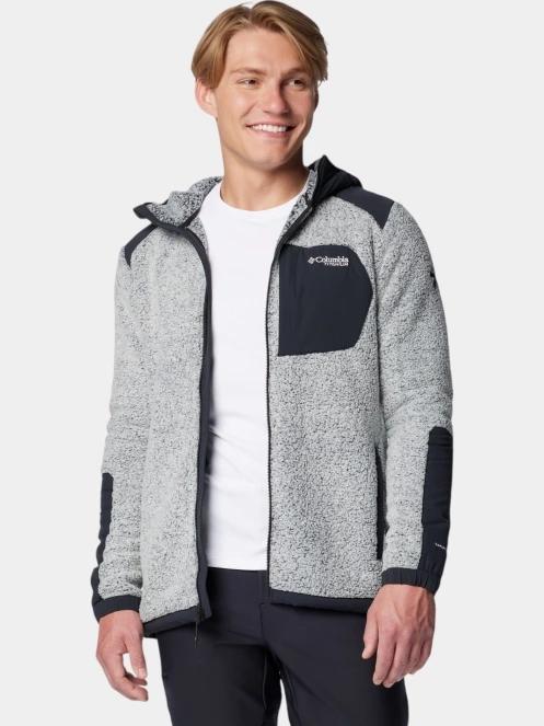 Columbia Arctic Crest Sherpa Full Zip férfi polár pulóver fehér színben 6