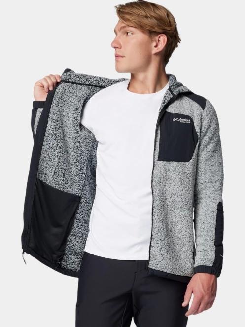 Columbia Arctic Crest Sherpa Full Zip férfi polár pulóver fehér színben 7