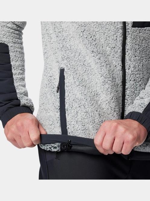 Columbia Arctic Crest Sherpa Full Zip férfi polár pulóver fehér színben 9