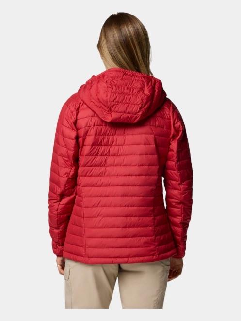 Columbia Silver Falls II Hooded Jacket női steppelt átmeneti kabát piros színben 4