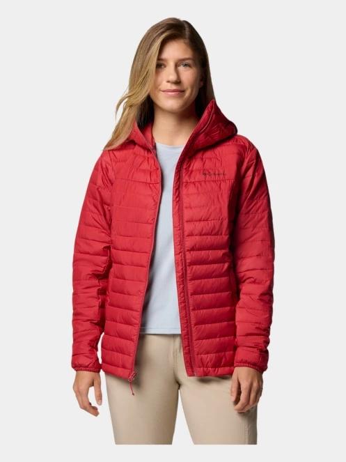 Columbia Silver Falls II Hooded Jacket női steppelt átmeneti kabát piros színben 5