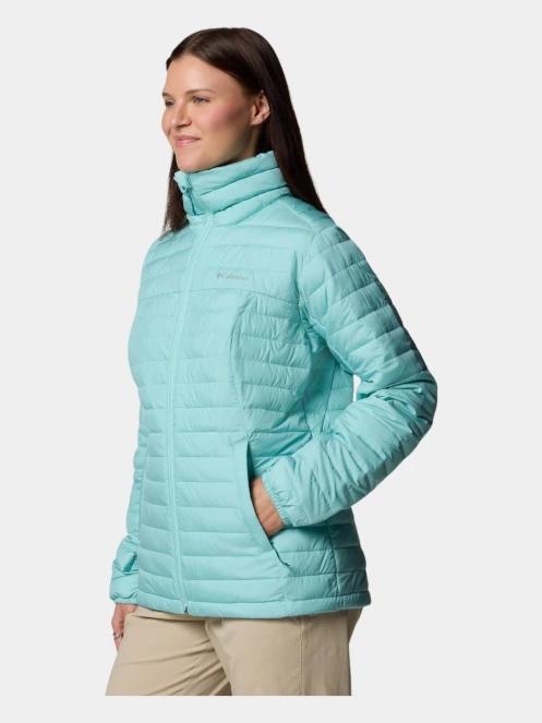Columbia Silver Falls II Full Zip Jacket női steppelt átmeneti kabát zöld színben 3