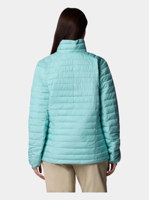 Columbia Silver Falls II Full Zip Jacket női steppelt átmeneti kabát zöld színben 4