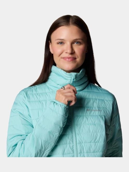 Columbia Silver Falls II Full Zip Jacket női steppelt átmeneti kabát zöld színben 7