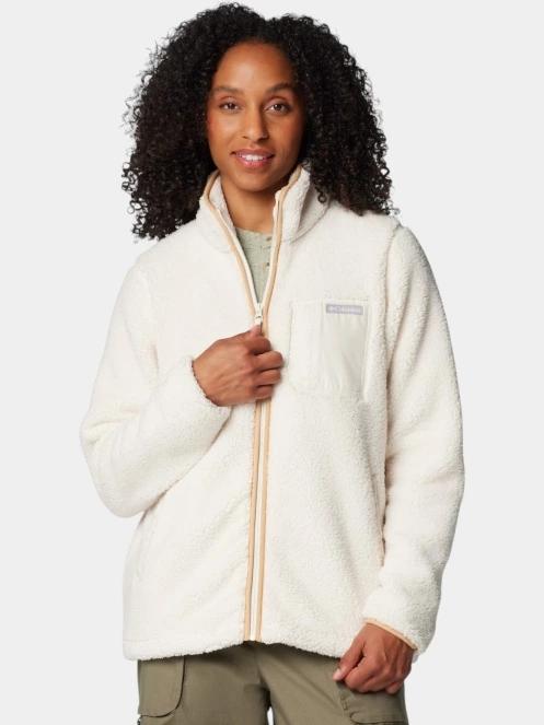 Columbia West Bend Full Zip II női polár pulóver homok színben 5