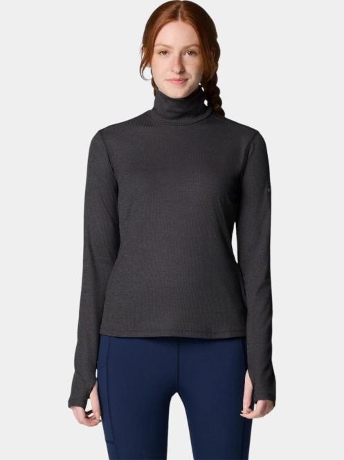 Columbia Boundless Days Knit Turtleneck Long Sleeve Shirt női hosszú ujjú sport póló kék színben 2
