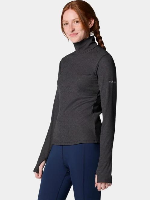 Columbia Boundless Days Knit Turtleneck Long Sleeve Shirt női hosszú ujjú sport póló kék színben 3