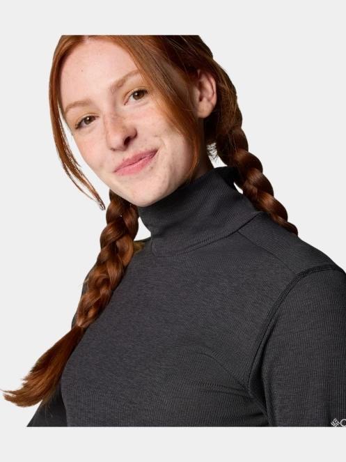 Columbia Boundless Days Knit Turtleneck Long Sleeve Shirt női hosszú ujjú sport póló kék színben 6
