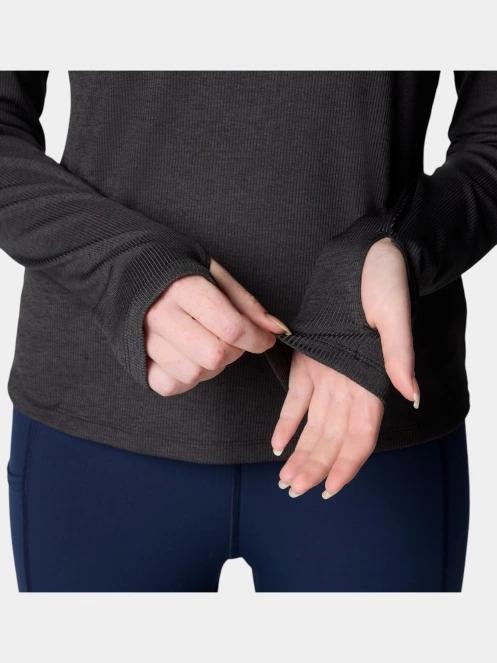 Columbia Boundless Days Knit Turtleneck Long Sleeve Shirt női hosszú ujjú sport póló kék színben 7