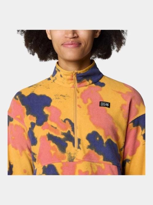 Mountain Hardwear Microchill Pullover női polár pulóver sárga színben 7
