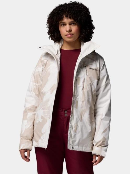 Columbia Whirlibird V Printed Interchange Jacket női síkabát homok színben 6