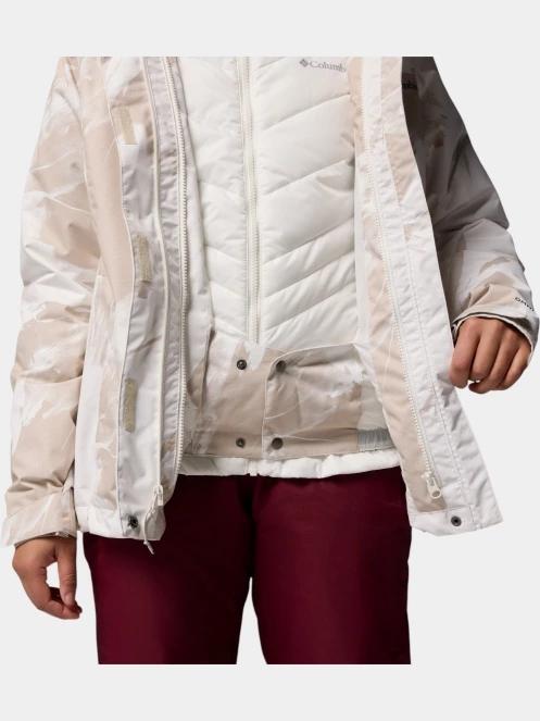 Columbia Whirlibird V Printed Interchange Jacket női síkabát homok színben 9