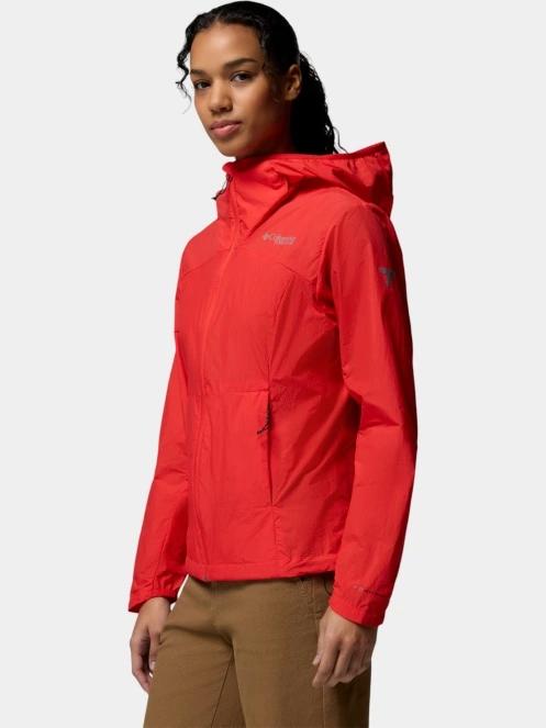 Columbia Loop Trail III Windbreaker női széldzseki piros színben 3